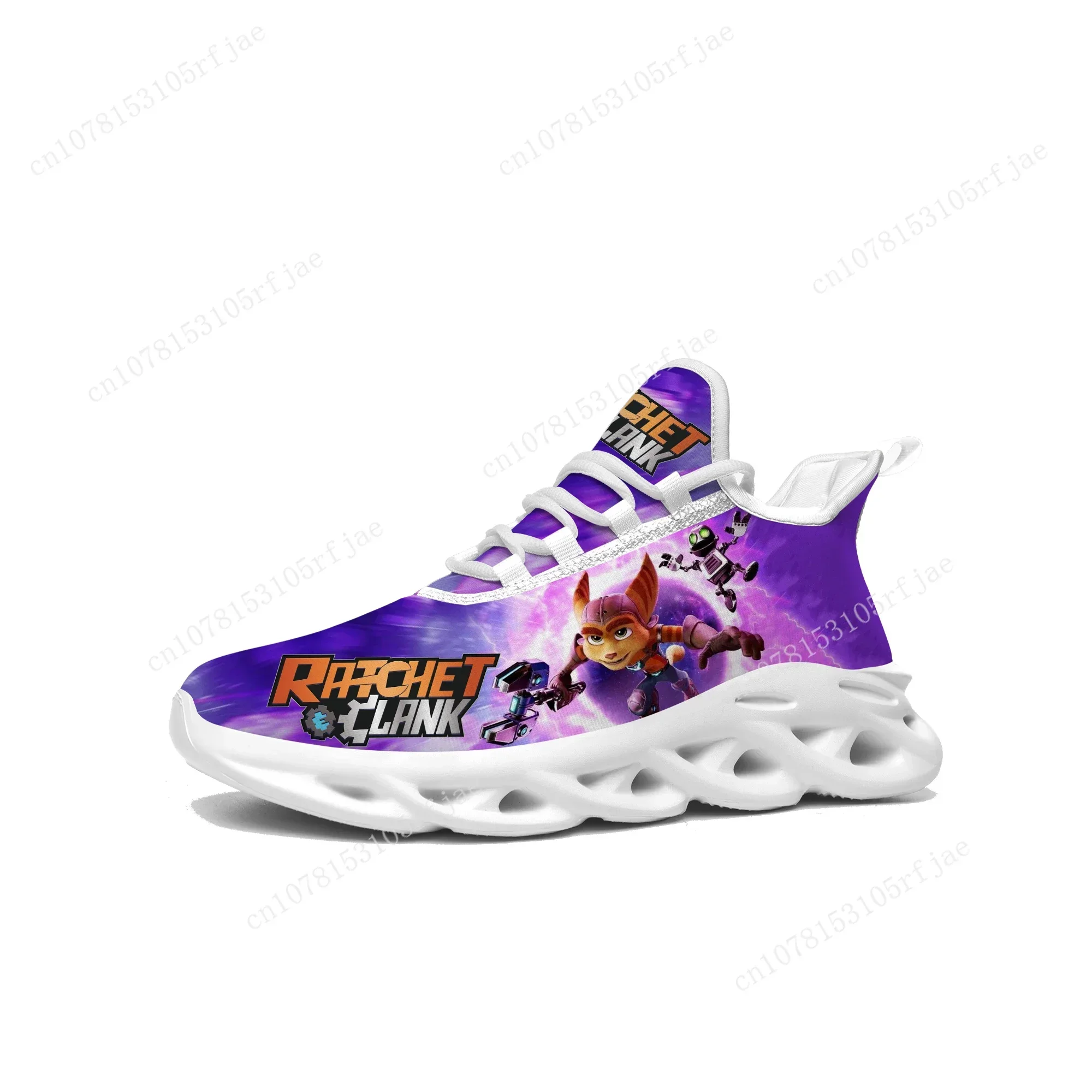 Ratchet & Clank Rift Apart Sneakers Hot Cartoon Game Mens Womens Sports Running Shoes Custom Built Lace Up Shoes