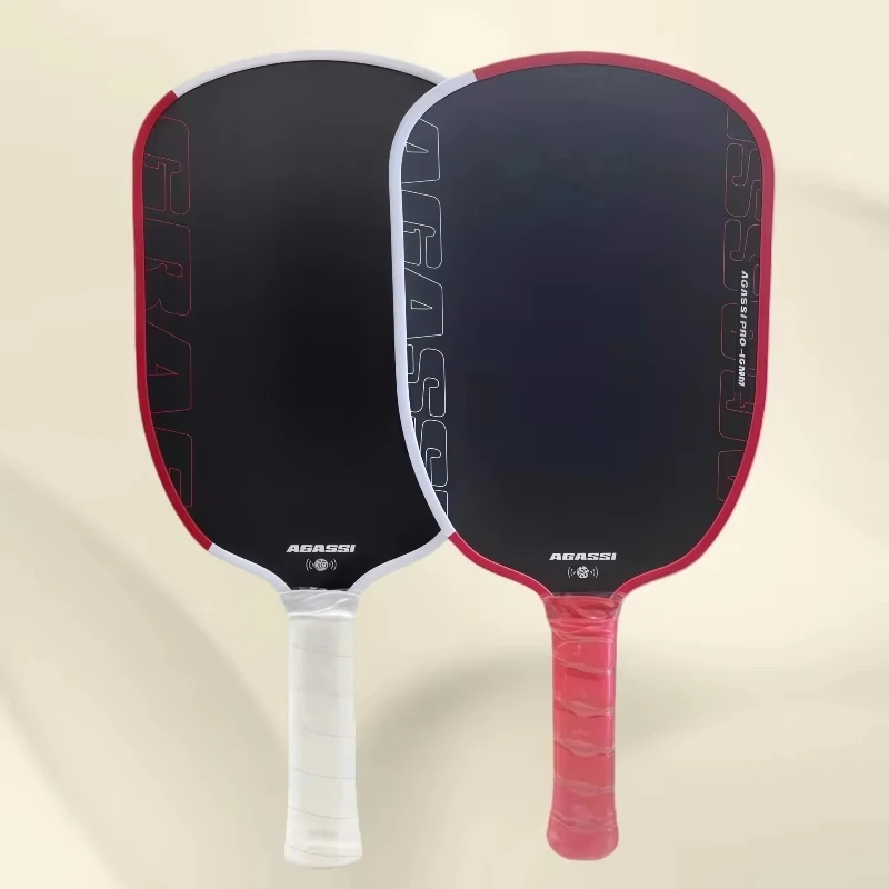 

Профессиональная ракетка для пиклбола Agassi PRO IV 16 мм GEN 4 с сердцевиной из пены TFP и карбоновым волокном T700 для сбалансированного вращения и контроля