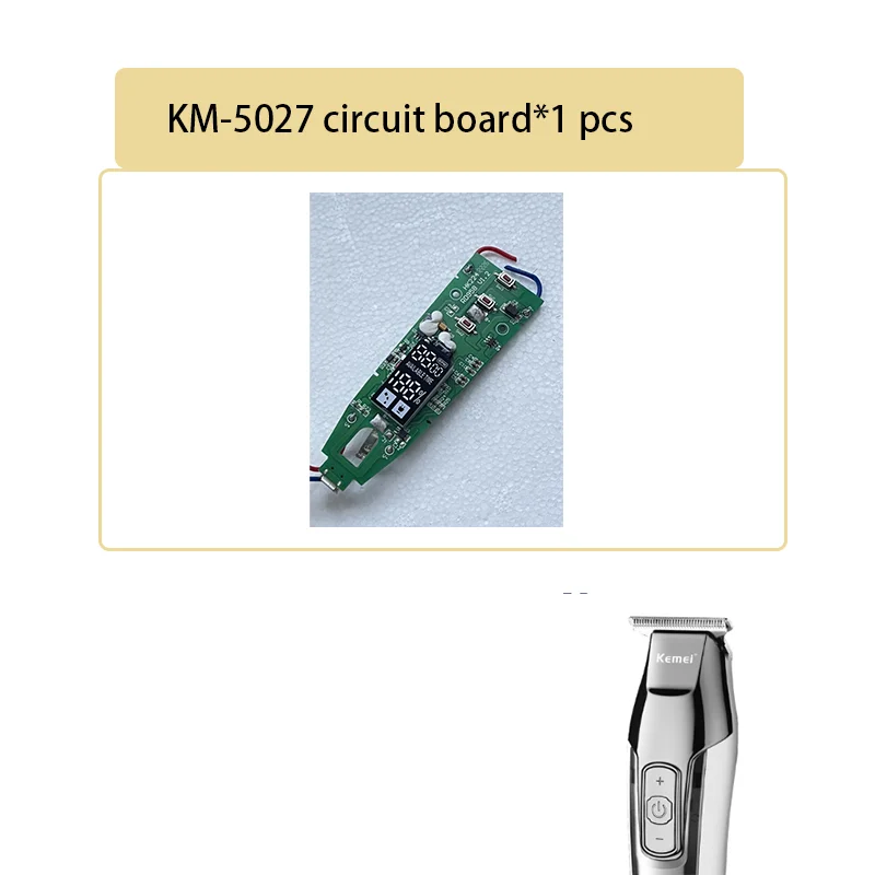 KM-5027 circuit board kemei accessories men\'s Hair clipper maquina de corte cabelo