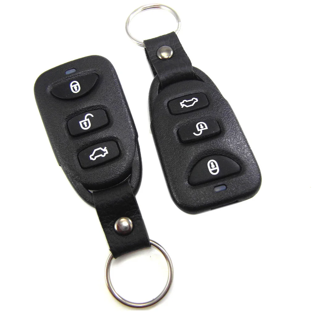 Universal Keyless Entry System Start Stop Button With 2 Remote ControlCar Auto Remote Central Kit 12V Door Lock Locking Vehicle