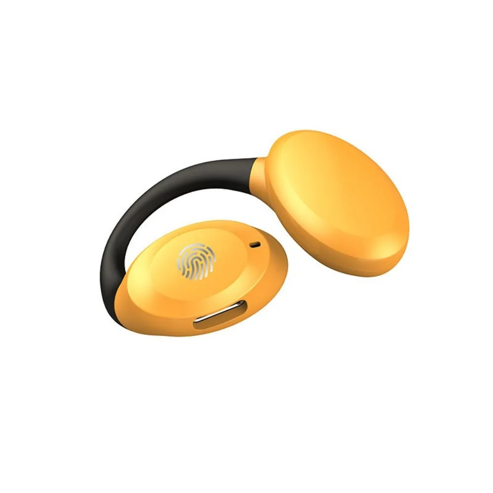 New Stereo Sound Wireless Headphones Open Ear Design Single Ear Over Ear Headphones Rechargeable Portable Earbuds Running