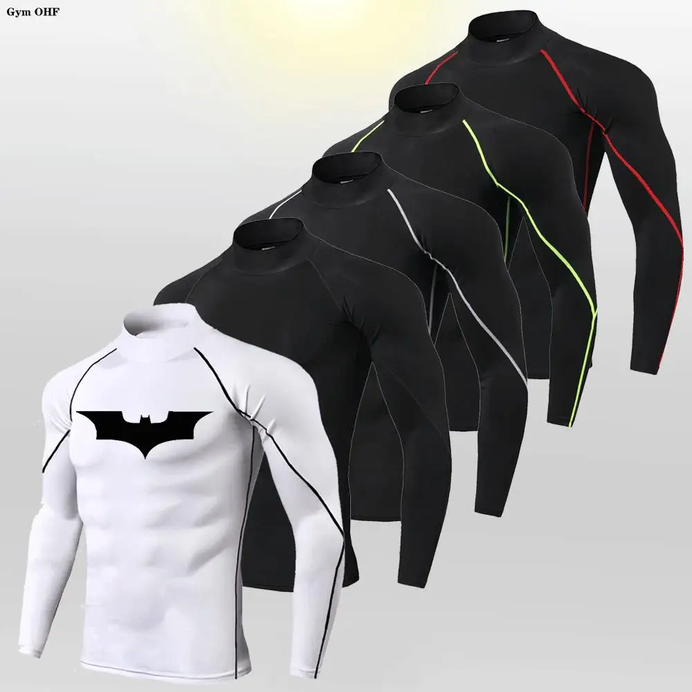 T-shirt de compression sportif pour homme, manches courtes, séchage rapide, haut de fitness d'été, vêtement de musculation, course à pied, gym
