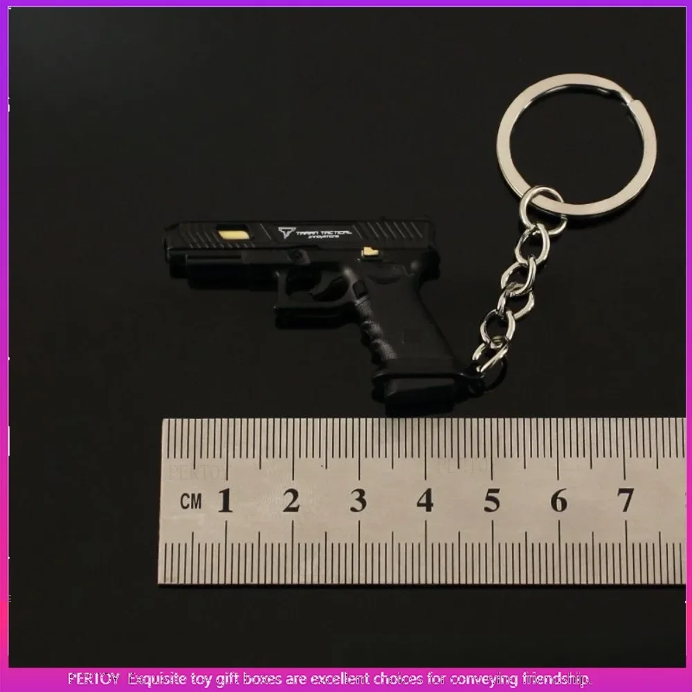 1:3 G G17 G34 LOCK Metal Keychain Model Toy Gun Miniature Alloy Pistol Collection Gift Pendant Send Friend Ornament Toy Weapon