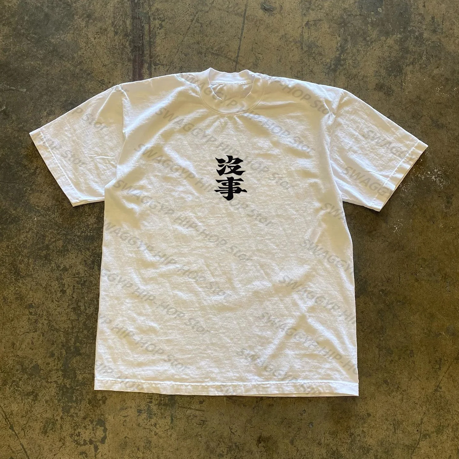 

[XNF Official Store]260 Grams Of Heavy Cotton!Chinese "mei shi"Sense Of Design T-shirt Hip Hop Men's Women's Short-Sleeved Tops