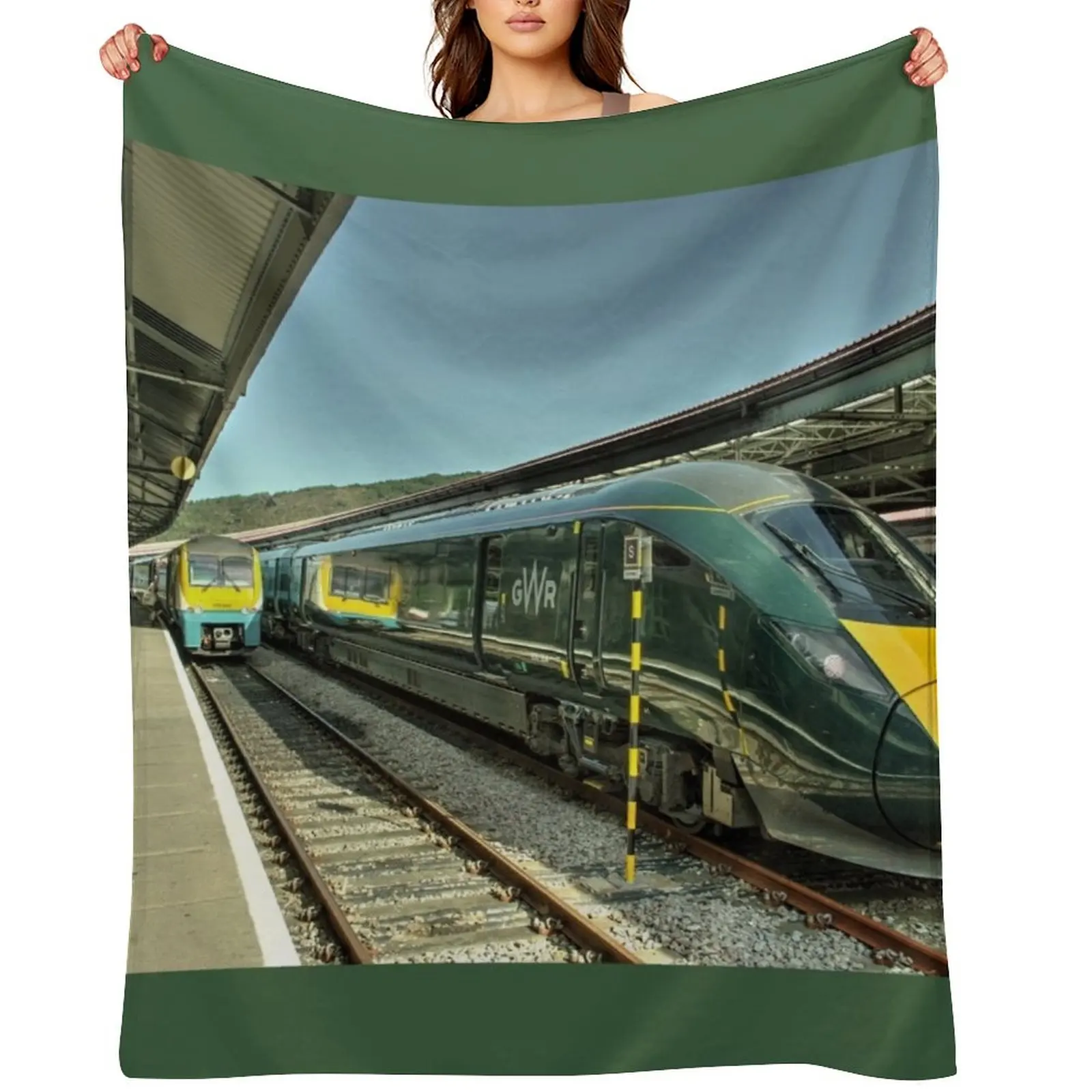 

Swansea IET Throw Blanket Loose Decorative Sofa Designers Luxury Thicken Blankets