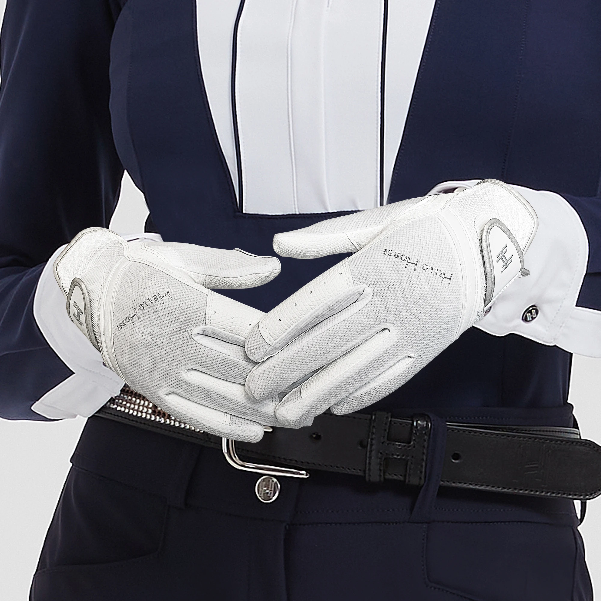 مرحبا الحصان قفازات الفروسية الربيع والصيف الرجال والنساء الأطفال معدات ركوب الخيل قفازات ركوب الفروسية مقاومة للاهتراء وغير قابلة للانزلاق