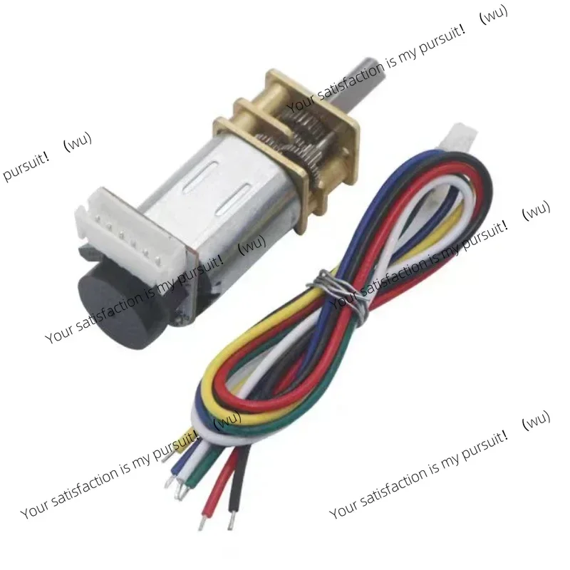 Suitable for GA12 N20 Encoder, DC 12/6/5/3V, Mini Micro Metal Gear DC Motor with Gear High Torque 30-4000RPM 7PPR
