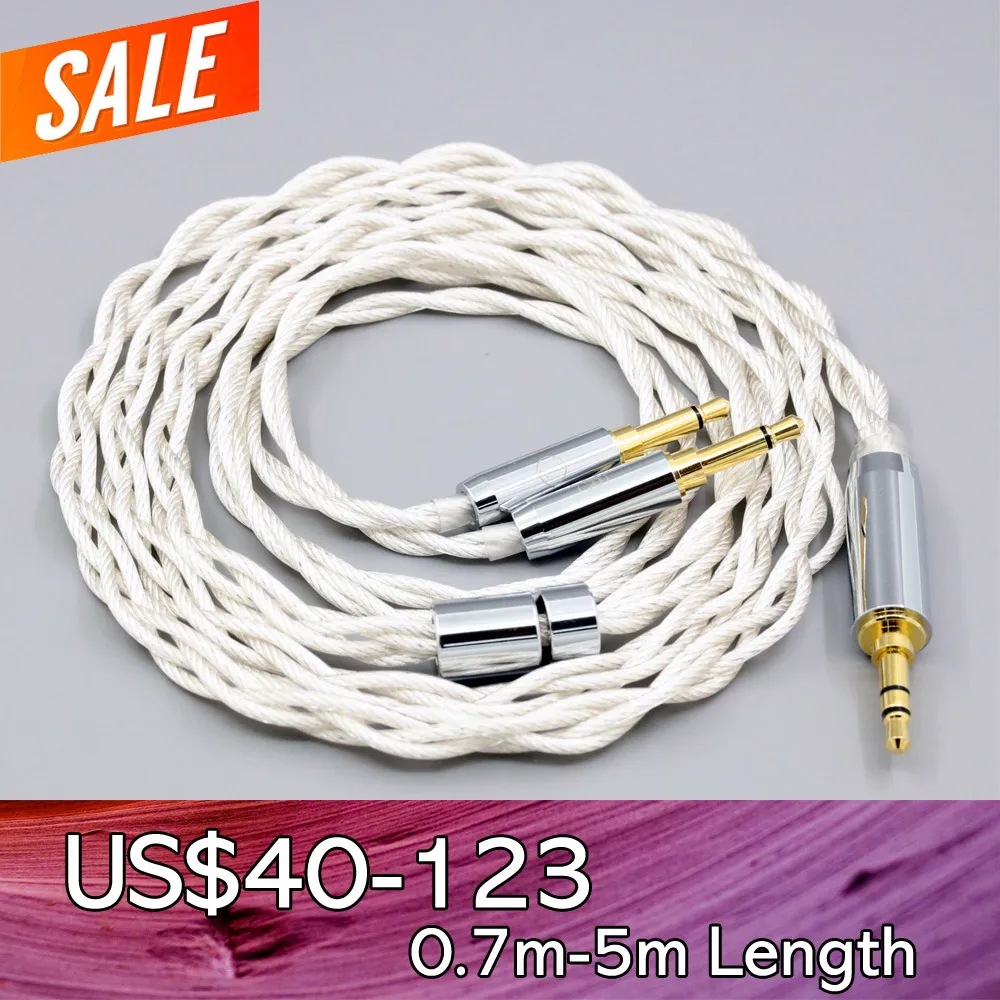 

Graphene 7N OCC Silver Plated Type2 Earphone Cable For Denon AH-D7200 AH-D5200 AH-D9200 AH-D600 AH-D7100