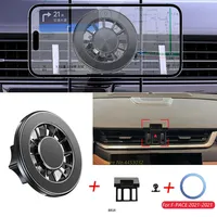 1 Set Magnetic Mount For Jaguar F-PACE 2021-2022 Car Phone Holder 360° Rotatable Adjustable Bracket With a Base Accessories