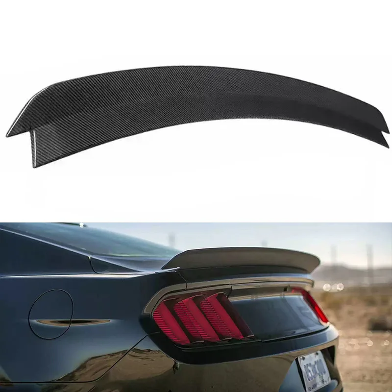

RTR Style Bodykit Real Carbon Fiber Fibre Rear Spoiler Wing Trunk Ducktail for Ford Mustang GT 2015-2022