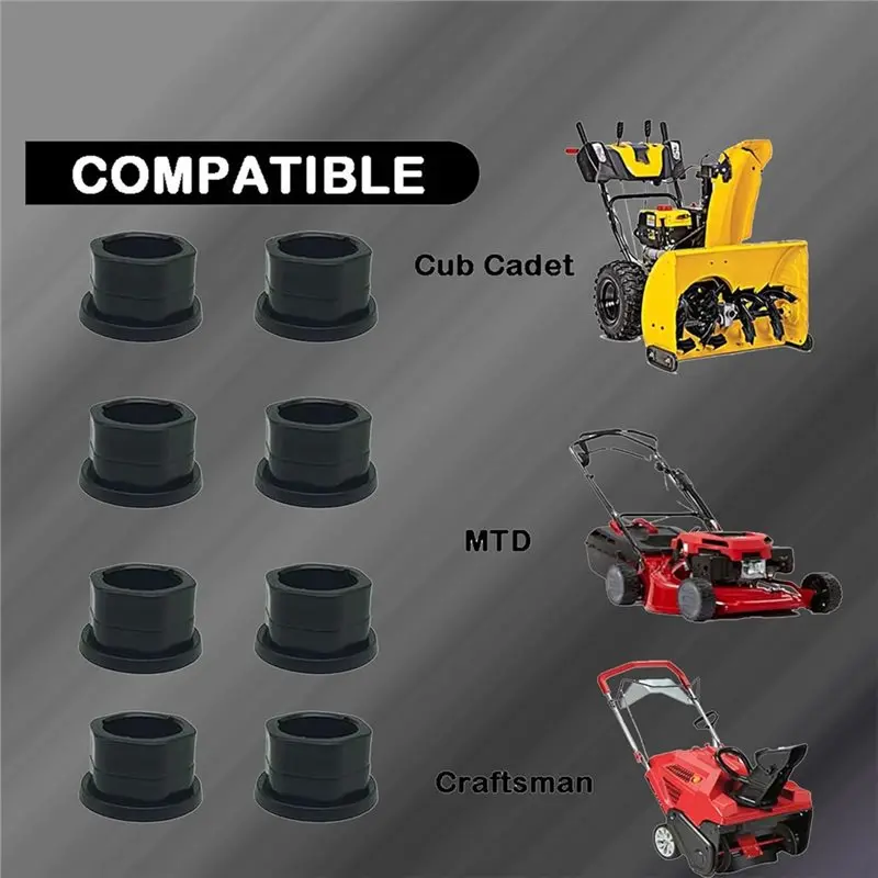 

Flange Bushing Replacement Parts(8 Pack) 741-0245 941-0245 For Cub Cadet MTD Craftsman Troy-Built 10028 706-15980-01 7061598001