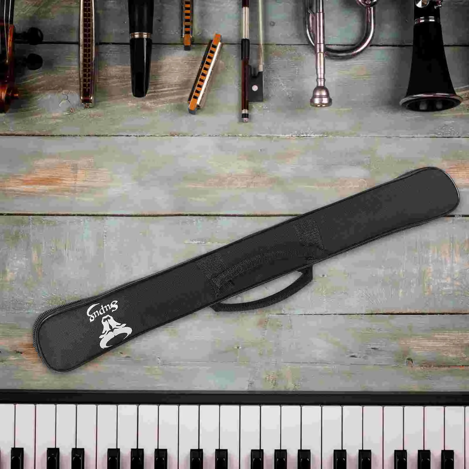 Bamboo Flute Bag Oboe Case Transverse Clarinet Cross Accessories Accesories Storage Pouch Carrying Accessory Carrier Fitting