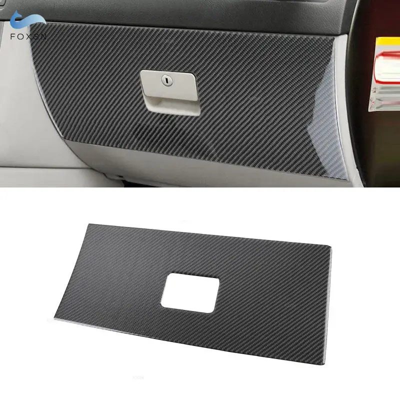 For VW Golf 4 Jetta Bora MK4 R32 GTI 1999 - 2004 only LHD Car Carbon Fiber Passenger Side Storage Glove Box Panel Cover Trim