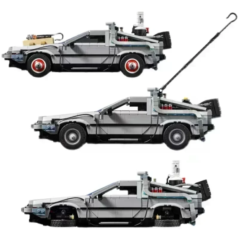 Building Blocks Back to the Future Time Machine 1:10 1872PCS Compatible 10300 Technical Car Bricks Construct Toys Birthday Gifts