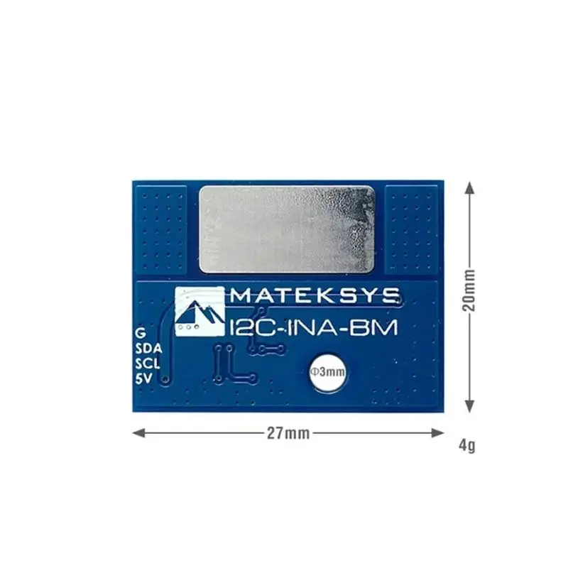 MATEK I2C-INA-BM Ultra-Precise I2C Power Monitor High Accuracy Current 0-204.8A 0-85V for RC FPV Drone Quadcopter DIY Parts 4