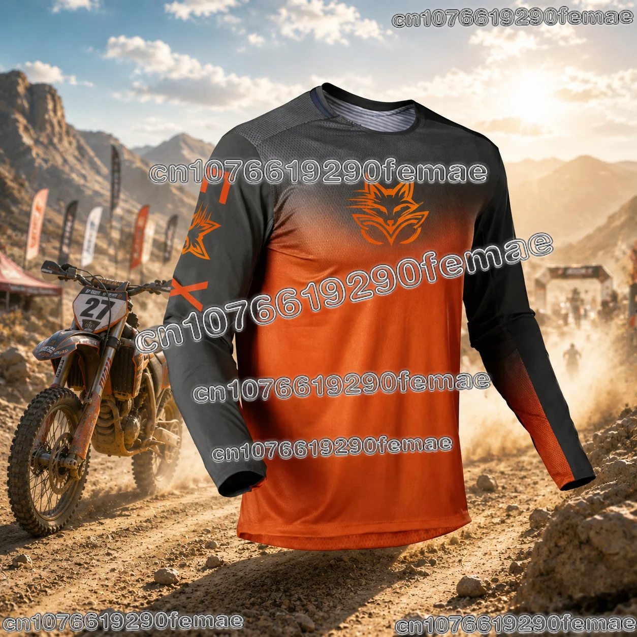 Mountain Biking Long Sleeve Shirt - 夏新作 2026 オートバイマウンテンバイクライディングジャージ男性女性長袖オフロードサイクリングトレーニングスポーツウェア通気性トップ