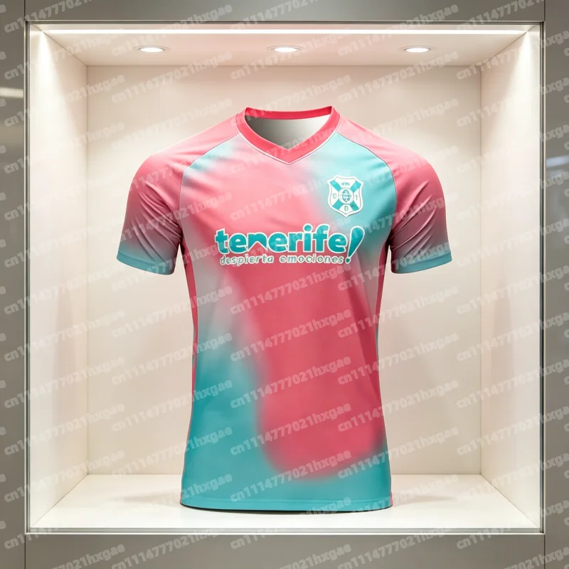 Camiseta de Fútbol de Tenerife 2026 para el Hogar, Camiseta de Entrenamiento, Ropa Deportiva de Otoño para Hombre y Niño, Camisetas Suaves a Juego para Familia y Niños