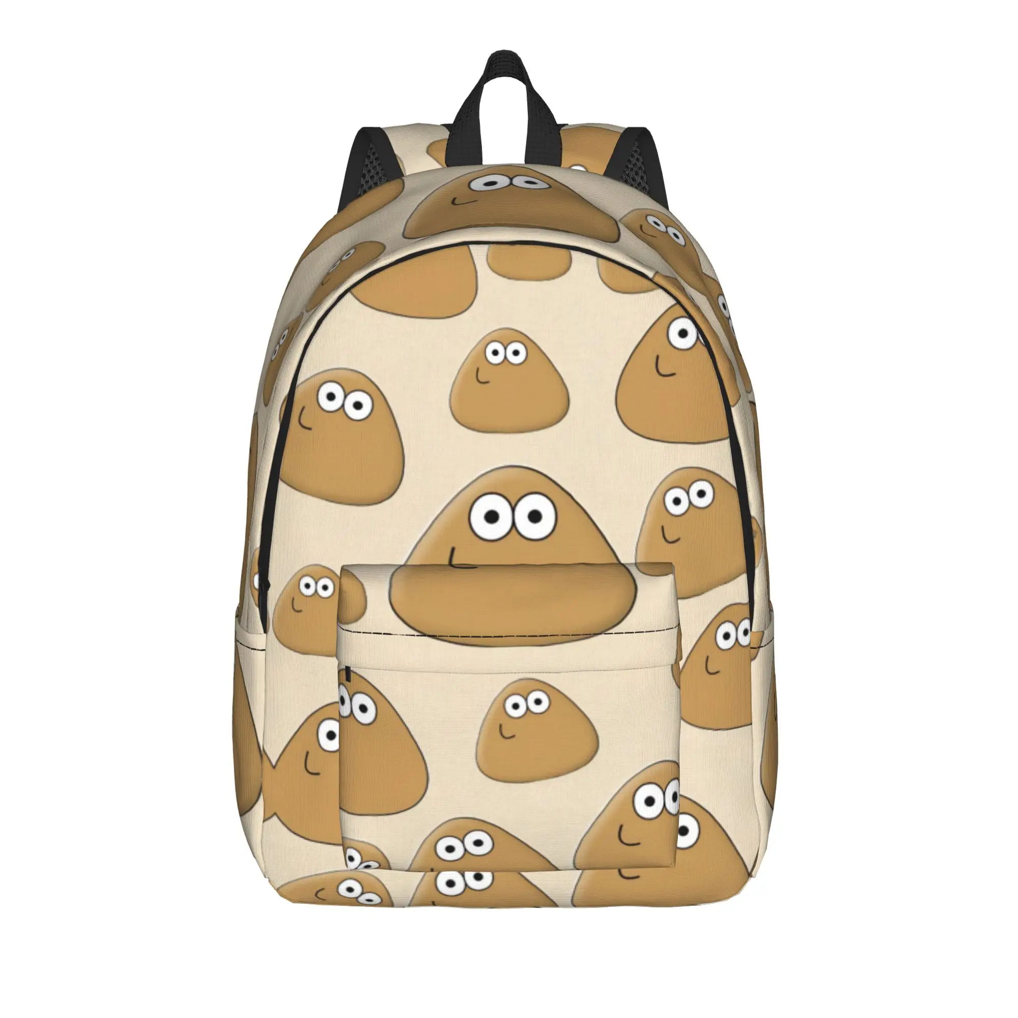My Pet Alien Pou Teenage Backpack Outdoor Student Business  Daypack for Men Women College Shoulder Bag