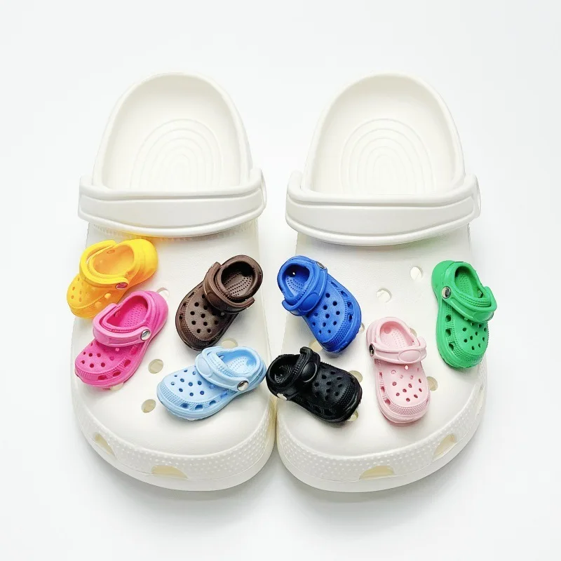 

Hot topic 3D Mini slippers DIY accessories PVC Praise Shoe charmas clow for clogs Slides Gift Idea Easy to install Removable