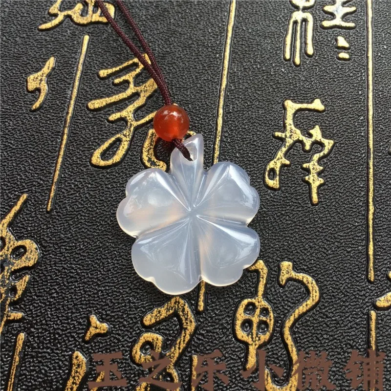 Four-leaf Clover Pendant Ice Moist and Transparent Men's and Women's Pendants