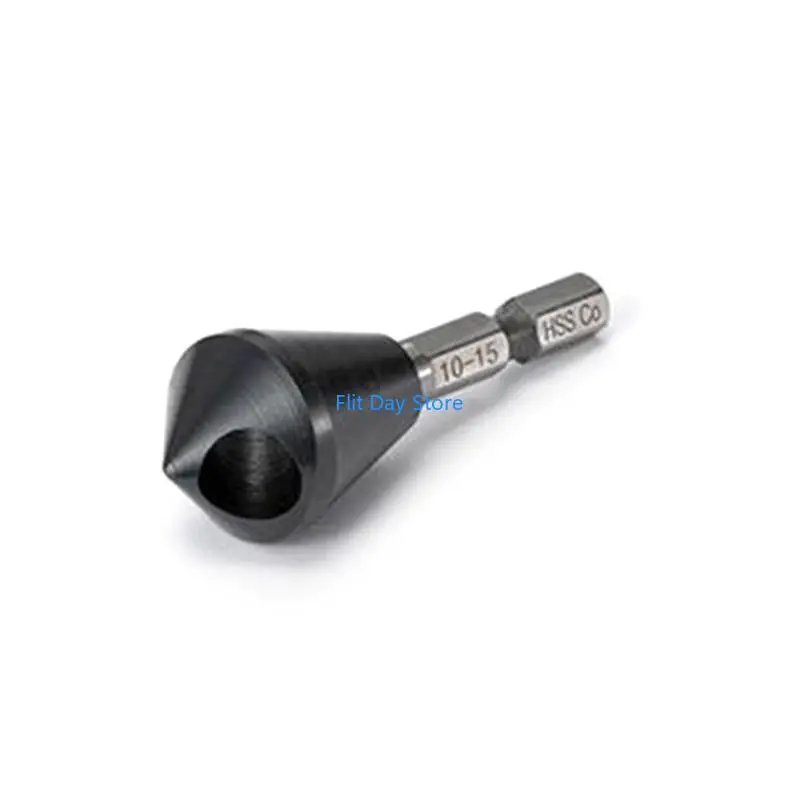 F92C HRC89 Hardness Cobalt Hexagonal Shank Chamfering Tool TiAlN Countersink Dril