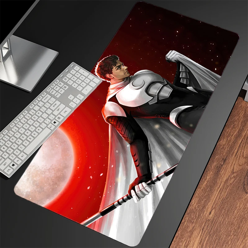 Gaming Mauspad E-Sports Spieler Moon Knight Computer Mousepad Schreibtisch Matte PC Anime Teppich Tastatur Gamer Zubehör Tisch Pad
