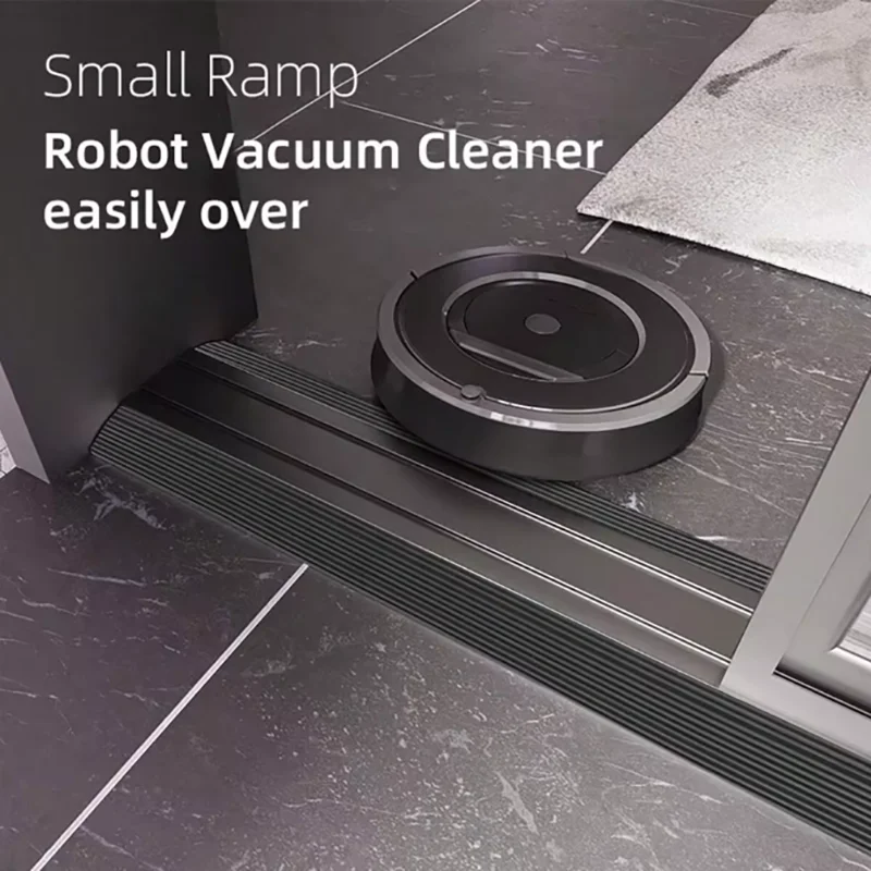

1 roll Flexible Silicone Ramp for Robot Vacuum Cleaners - Threshold Ramp Strip, Step Splicing Slope Mat