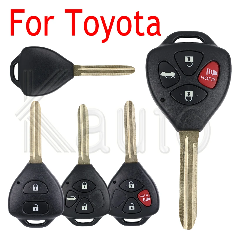 Fernbedienung Auto Schlüssel Shell Für Toyota Corolla Camry Wish HiAce Hilux Fortuner RAV4 Avalon Avalon Venza Matrix Yaris