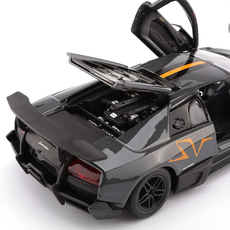 Bburago 1:24 lamborghini LP670-4 sv liga modelo de carro esportivo diecast veículos de brinquedo de metal modelo de carro simulação coleção crianças presentes