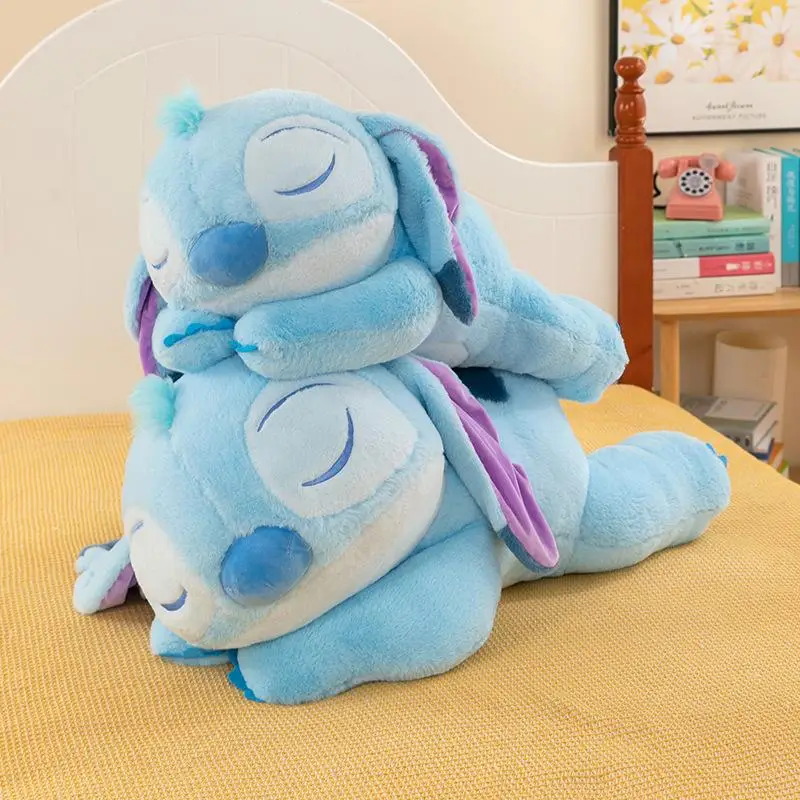 50Cm New Sleep Stitch Plush Toy Cute Cartoon Homes Dormitory Girl Heart Pillow Home Accessories Pillow Kid Bedroom Birthday Gift