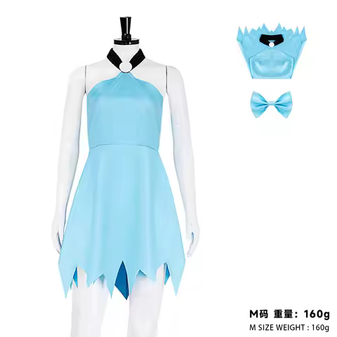 Anime  Rubble  Cosplay Costume  Kawaii Lolita Party Carnival Blue Dress Disfraz Halloween Carnival Party Adult Dress for Woman