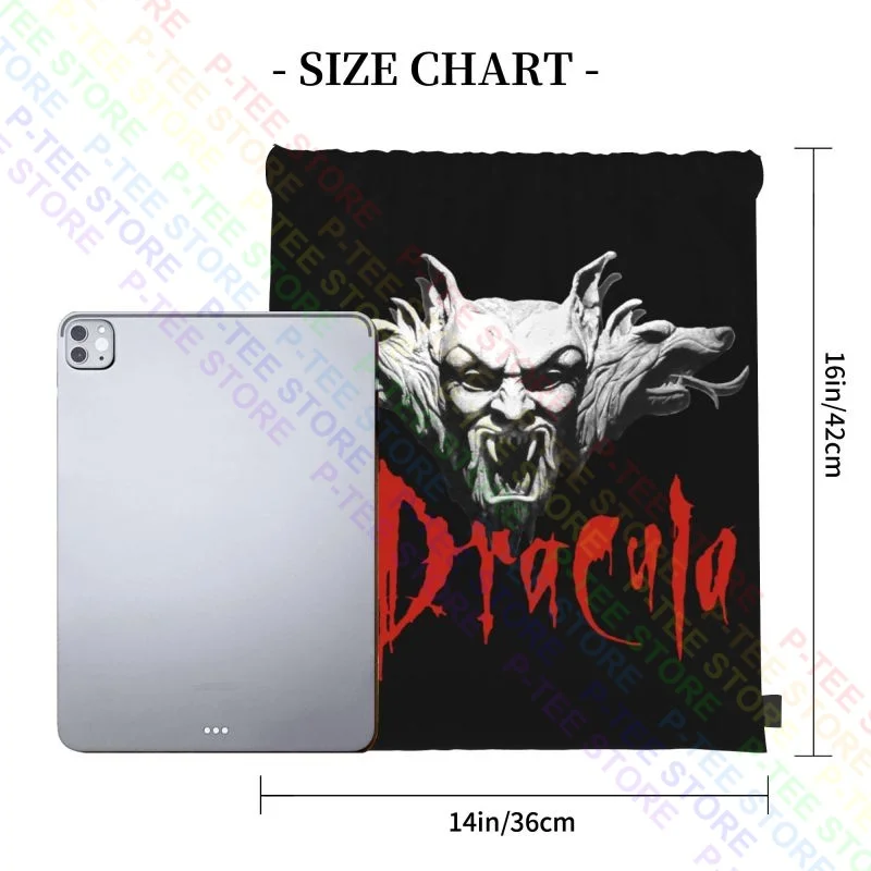 Dracula Bram Stoker Vampire Horror Movie Drawstring Bags Gym Bag Newest Portable Storage Bag Bags For Travel