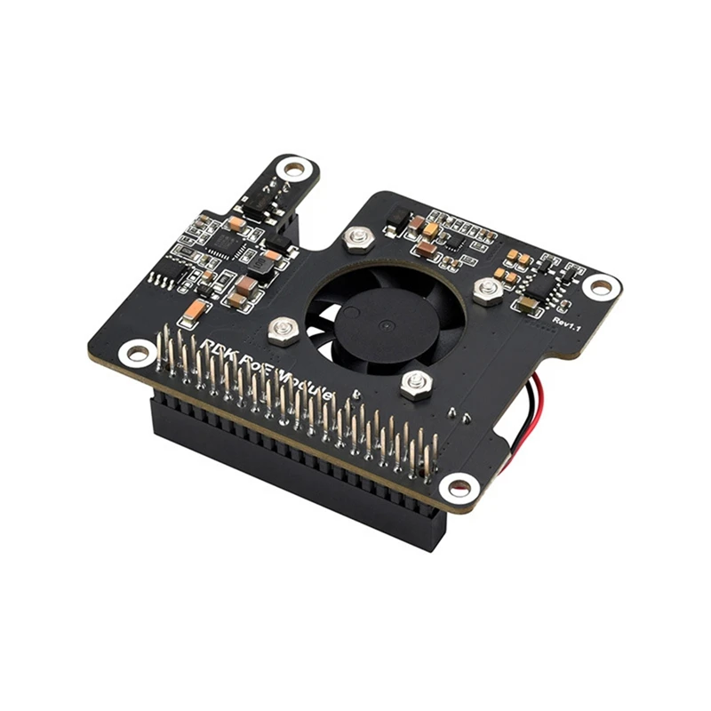 للوحة توسيع RDK X5 Poe 802.3Af/At إيثرنت عالي الطاقة مع مروحة تبريد ومبدد حرارة معدني لتعزيز الأداء