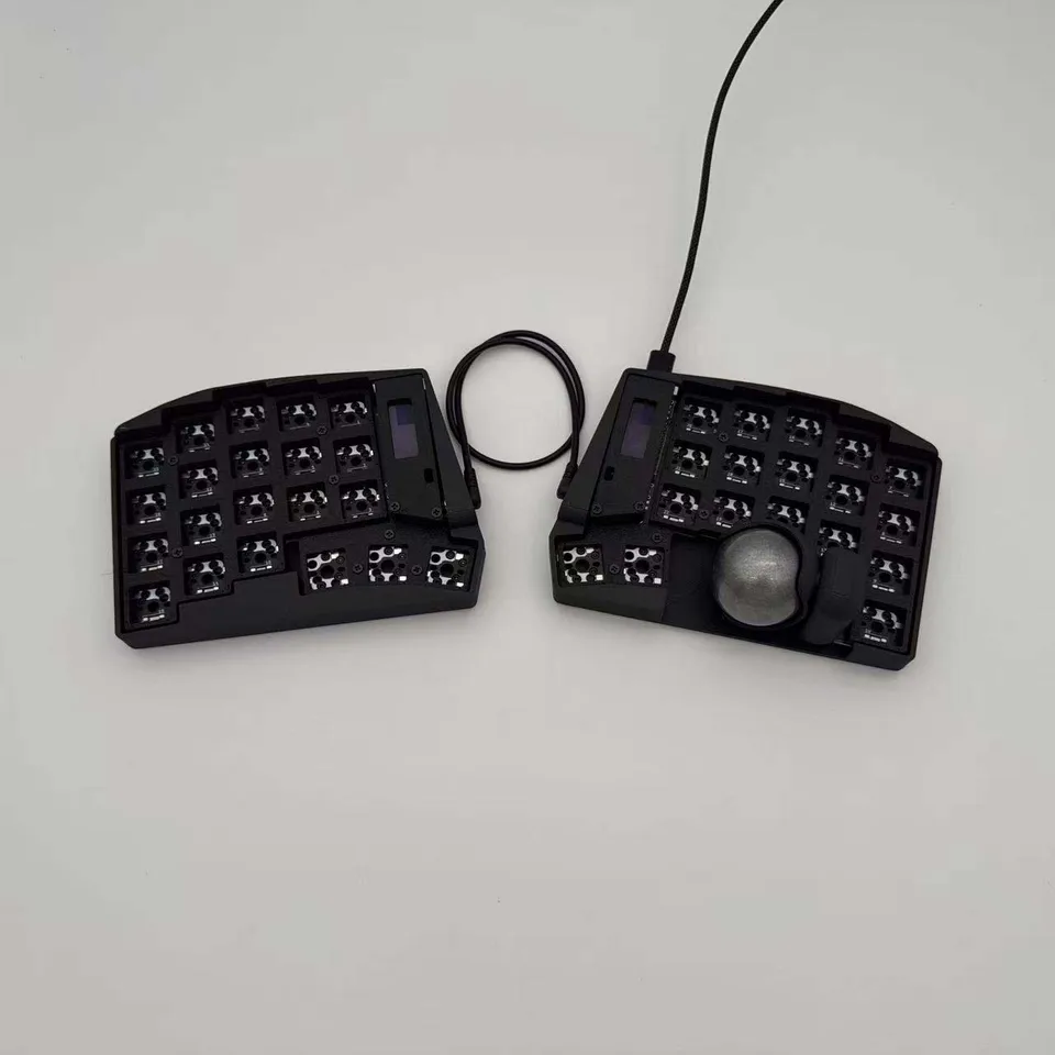 Keyball 39/44/61 分割キーボードキット、スクリーン付きトラック