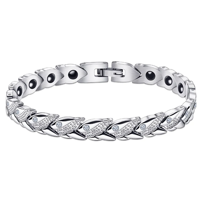 

Exquisite Jewelry Titanium Steel Bracelet For Men Fish Shaped Chain Links Bracelet Fashion Charm Jewelry