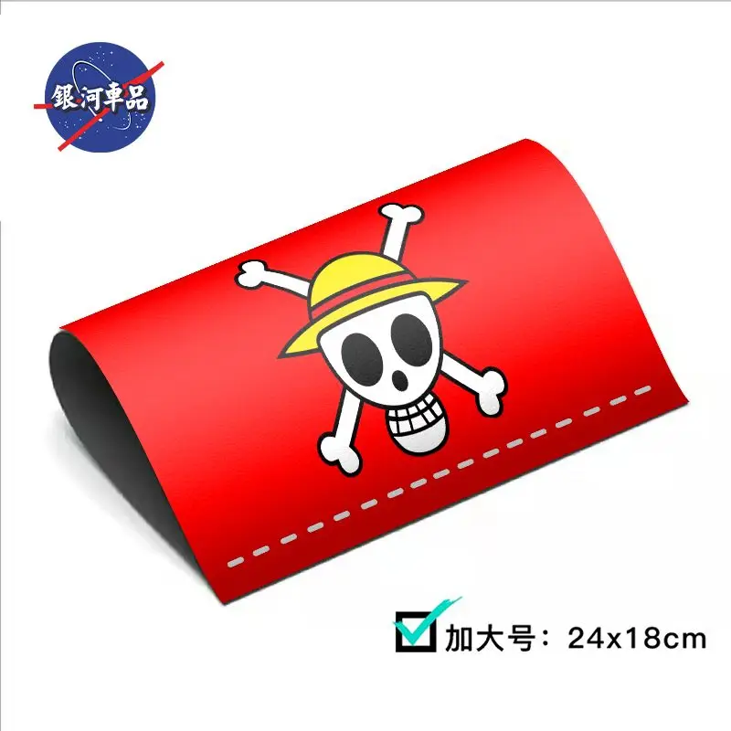 قطعة واحدة من ملصق غسيل السيارات بشعار علامة تزيين ملصق سيارة مقاوم للماء قرد السيارة د. لوفي توني توني تشوبر هدية تزيين السيارة