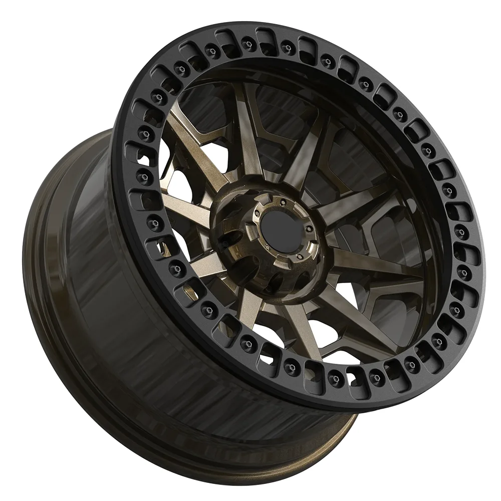 for Customizable 18-22 Inch Concave Forged Wheels 4x4 off Road Alloy Rims with Real Beadlock Spokes Design