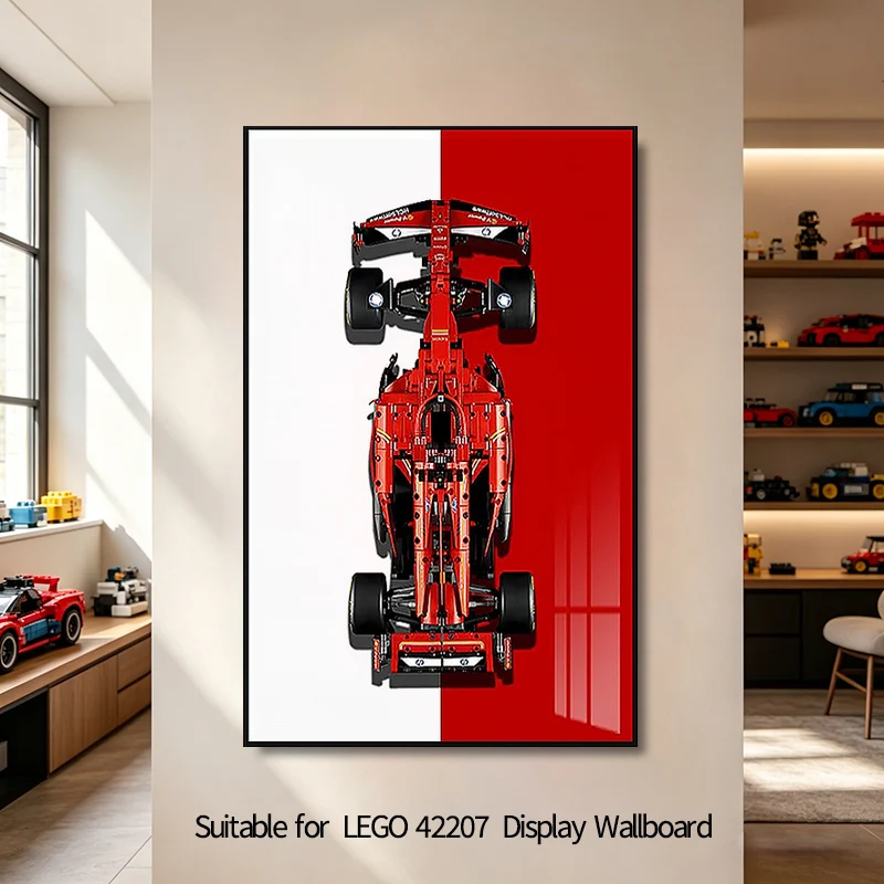 

НОВЫЙ Настенный демонстрационный бокс/витрина для LEGO 42171 Ferrari F1 SF-24, модель автомобиля из строительных блоков, фоторамка
