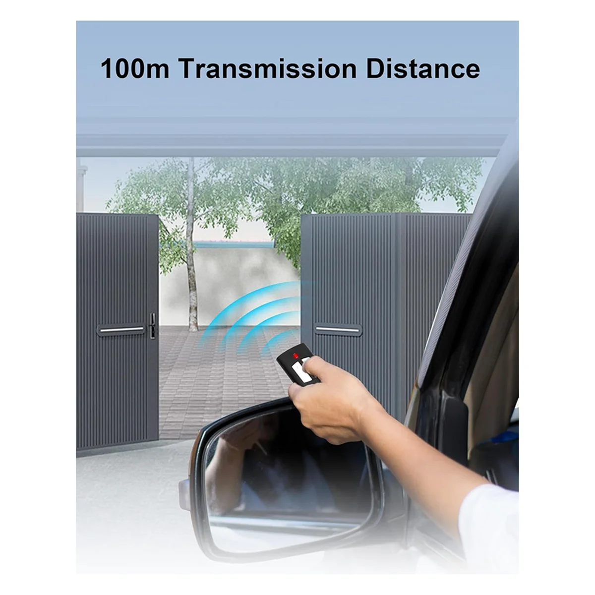 DQ2G 433MHz Garage Door Opener Remote Control for Beninca to.GO 2VA/4VA, to.GO 2WV/4WV, IO.2WV LO.T2WMR, T2 WV, T4 WV