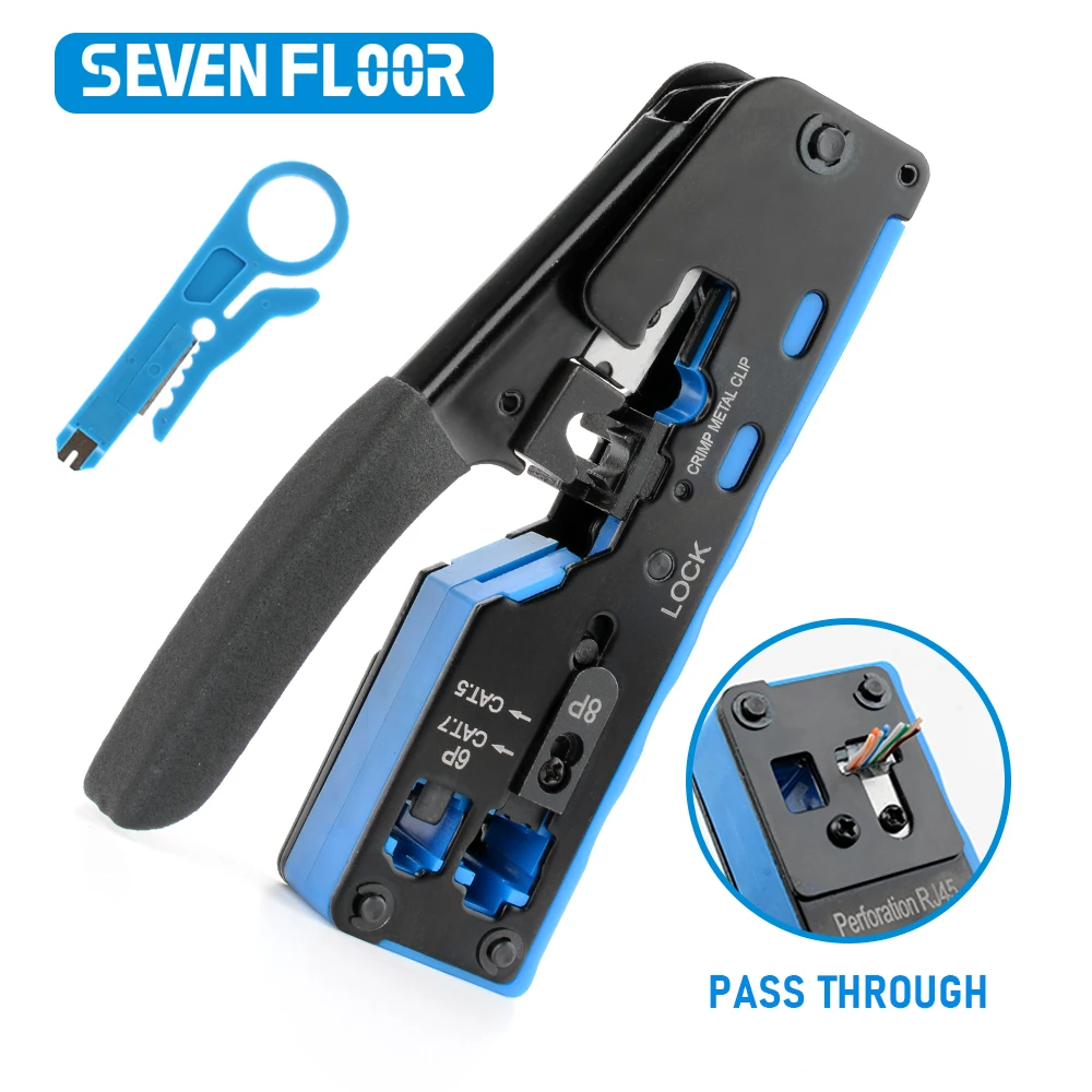 Herramienta de crimpado RJ45 Cat7, alicat…