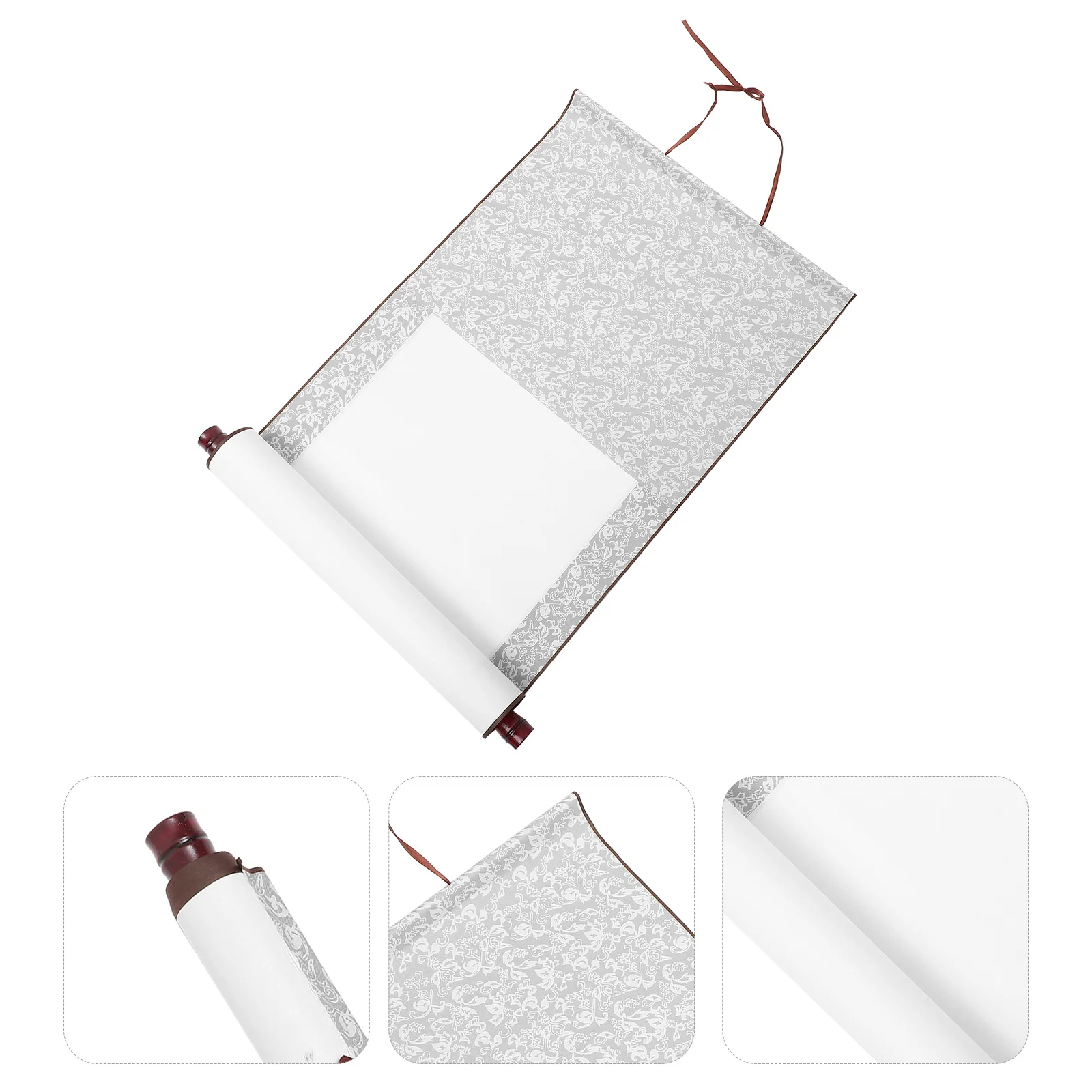 

Blank Scroll Smooth Surface Writing Drawing Paper for Chinese Calligraphy Running Script Artwork Display Storage Box