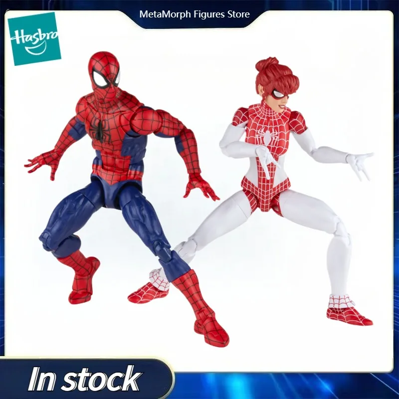 Hasbro-figura de Marvel Legends Series Original, Spider-Man y Spinneret de Marvel, MARY JANE/SPIDER-MAN, modelo de colección de juguetes