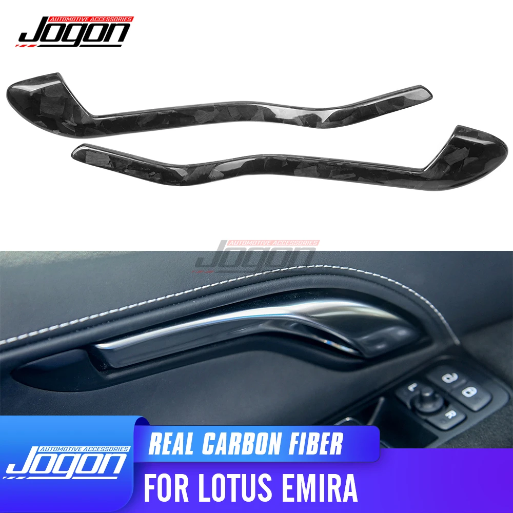 

Для Lotus Emira GT4 V6 I4 2022 2023 2024 2025 углеродное волокно, внутренняя дверная ручка автомобиля, нижняя полоса, панель, накладка, аксессуары