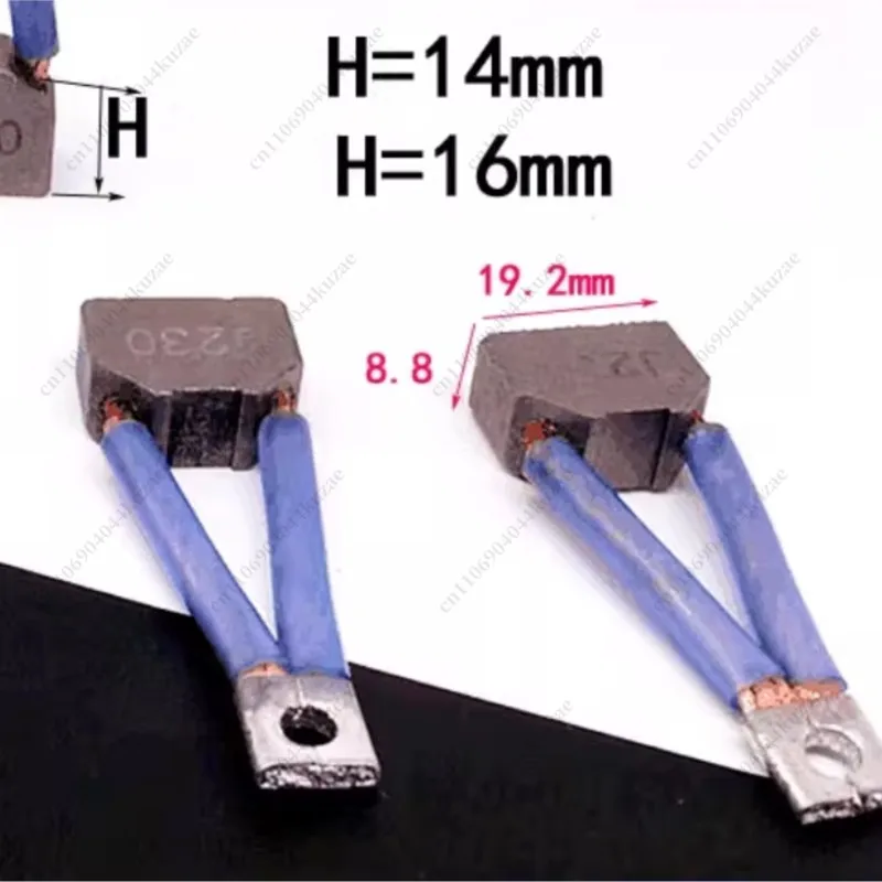 20pcs J230 Carbon Brushes 8.819.214/16mm, Replacement Parts for Automotive Engine, Hydraulic Forklift & Electric Oil Pump Motors