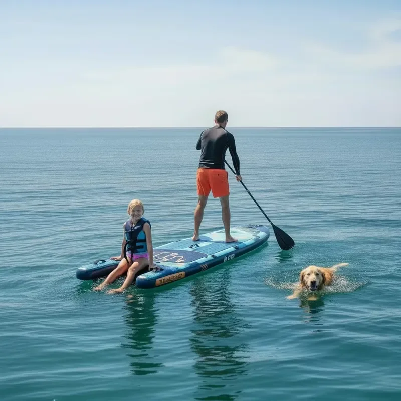 CE Certificate Long Dog Float Floating Ramp Inflatable Dog Boat Ramp Outdoor Water Play