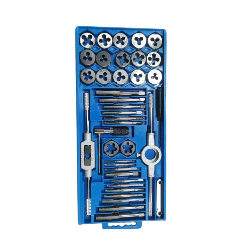

40 PCS Tap and Die Set Hand Tap and Die Set High Quality Tap&Die Set Metric M3 M4 M5 M6 M7 M8 M10 M12