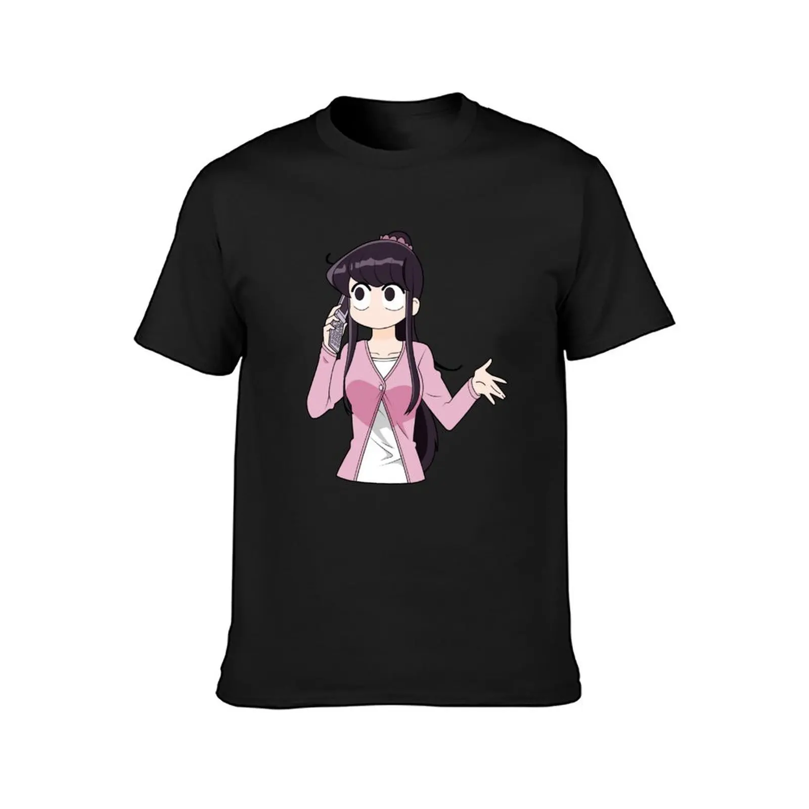 Komi-san wa Phonecalling desu T-Shirt customs design your own aesthetic clothes animal prinfor boys t shirts men