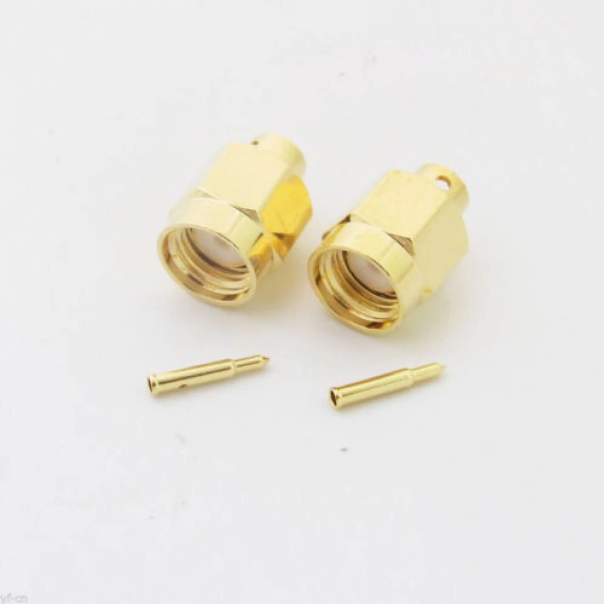 100 шт. RF коаксиальный SMA наружная внутренняя резьба игла для сварки SFT/SFX-50-2 полустальной полугибкий разъем RG405 086 проводов