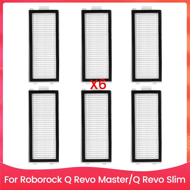 ABKD Hepa Filter Replacement Parts For Roborock Q Revo Master/Q Revo Slim Robot Vacuum Cleaner Replacement Accessories