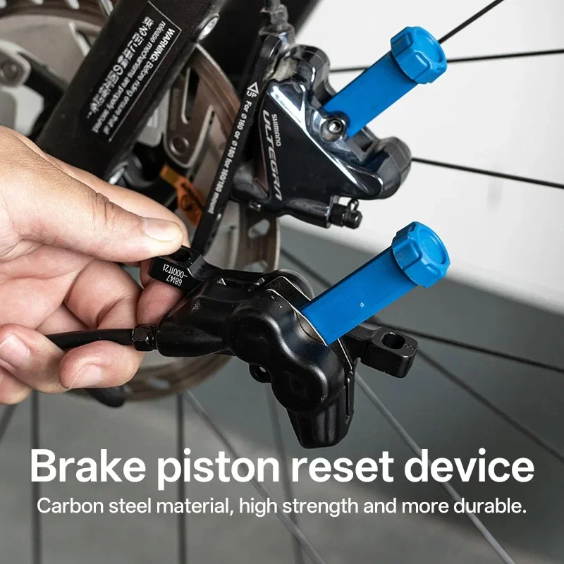 Portable Bicycle Brake Pad Spreader Tool 360° Rotatable Bike Oil Disc Piston Reset Hydraulic Brake Caliper Piston Extension